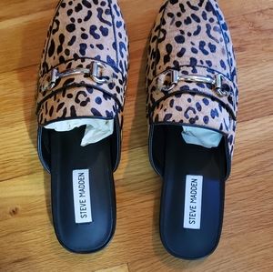Steve Madden Rylie Leopard Slip on Loafers sz 11
